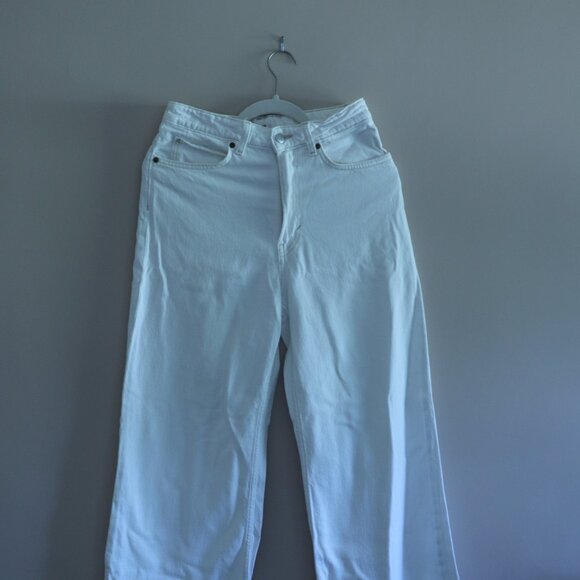 LEE WHITE WIDE LEG JEANS - Picture 2 of 4